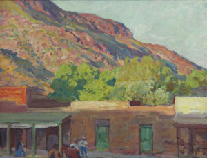 Maynard Dixon Biography Adobe Town Maynard Dixon Tempe Arizona  1915 